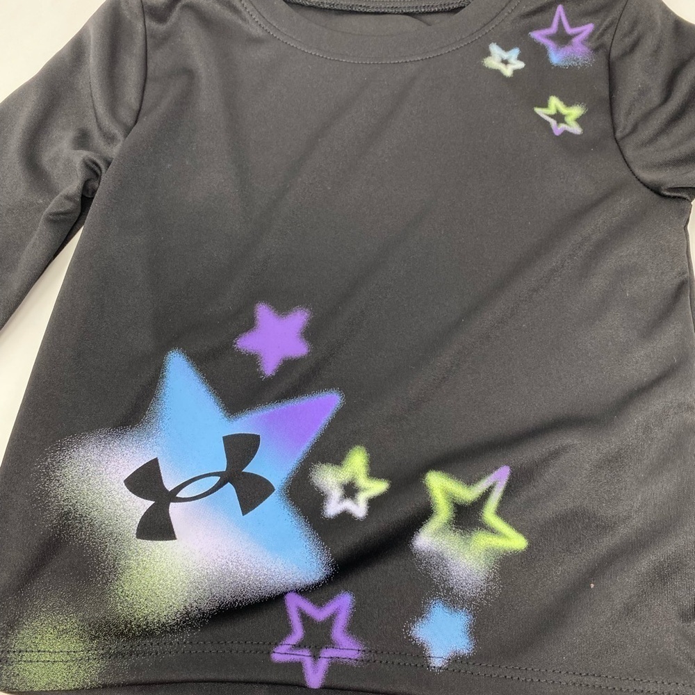 NEW - Under Armour Toddler Girls' Long Sleeve Shirt - Picture 4 of 7